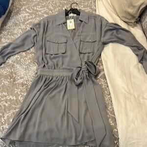 Ramy Brook (the Summer Dress)Gray Wrap Dress